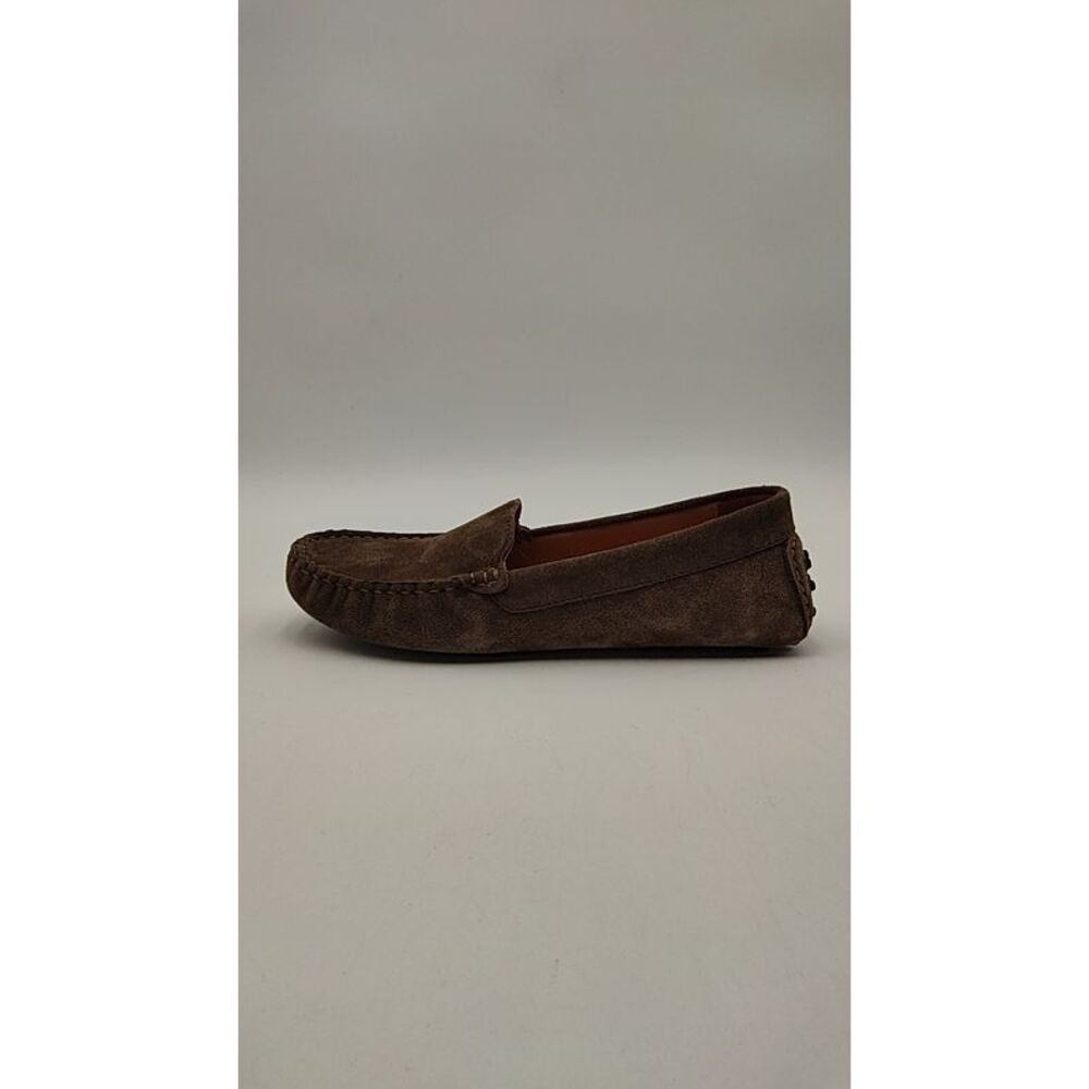 Quince Brown Suede Driving Moccasins - Picture 4 of 5